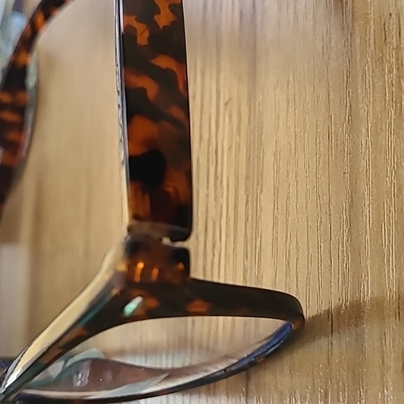 SPEXX Blue Light filtering eyeglasses tortoise shell Oversized frame NWT - Picture 2 of 6